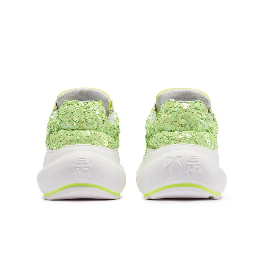 Glitter Lime Chunk